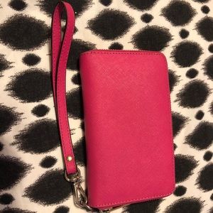 Michael Kors Bags - Pink Michael Kors wristlet wallet. Michael Kors Bags - Pink Michael Kors wristlet wallet.